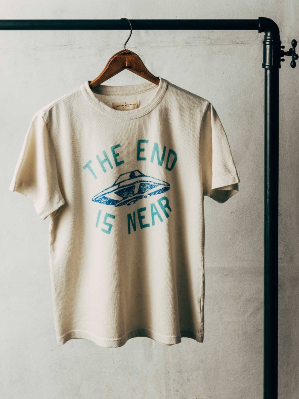 imogene + willie_ the "end is near" tee, small, like new